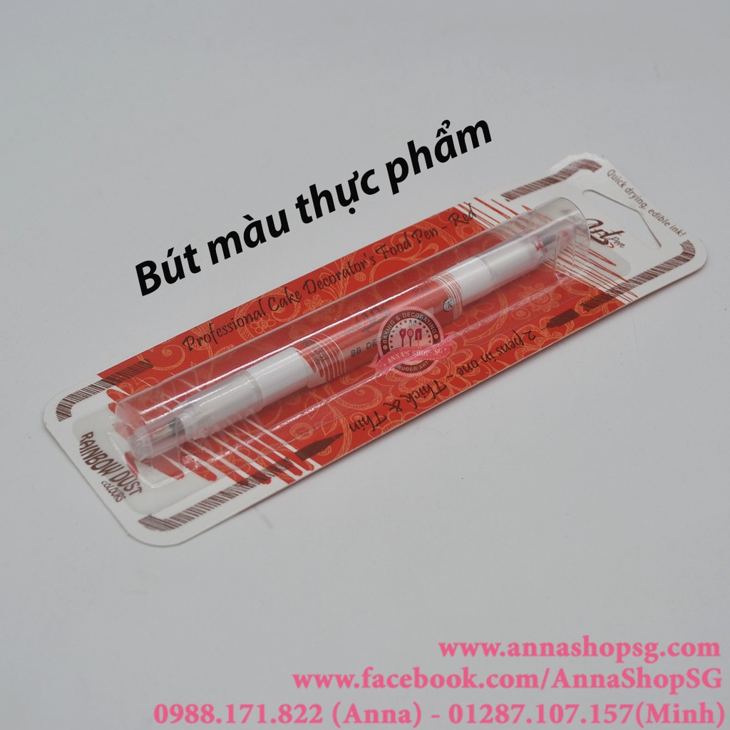 BÚT MÀU THỰC PHẨM - MÀU ĐỎ