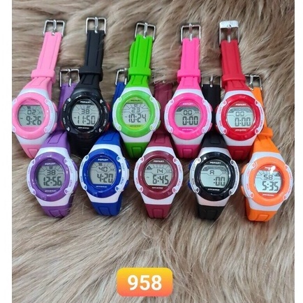 Đồng Hồ Trẻ Em Popart pop 958 , đèn led 7 màu, chống nước tuyệt đối