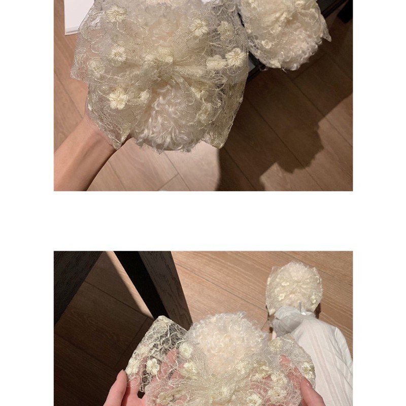 Xinh ngất ngây . dép lông cute nơ ren