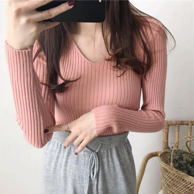 Áo len cổ tim đũa bao giá, bao chất | BigBuy360 - bigbuy360.vn