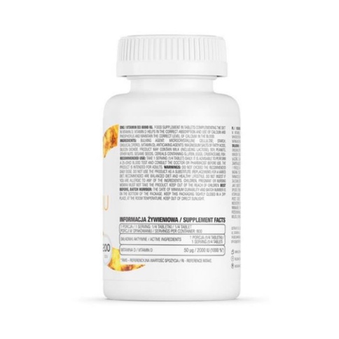 Viên Bổ Sung Ostrovit Vitamin D3 8000iu - 200 viên CHÍNH HÃNG TẠI WHEYSINHVIEN.COM
