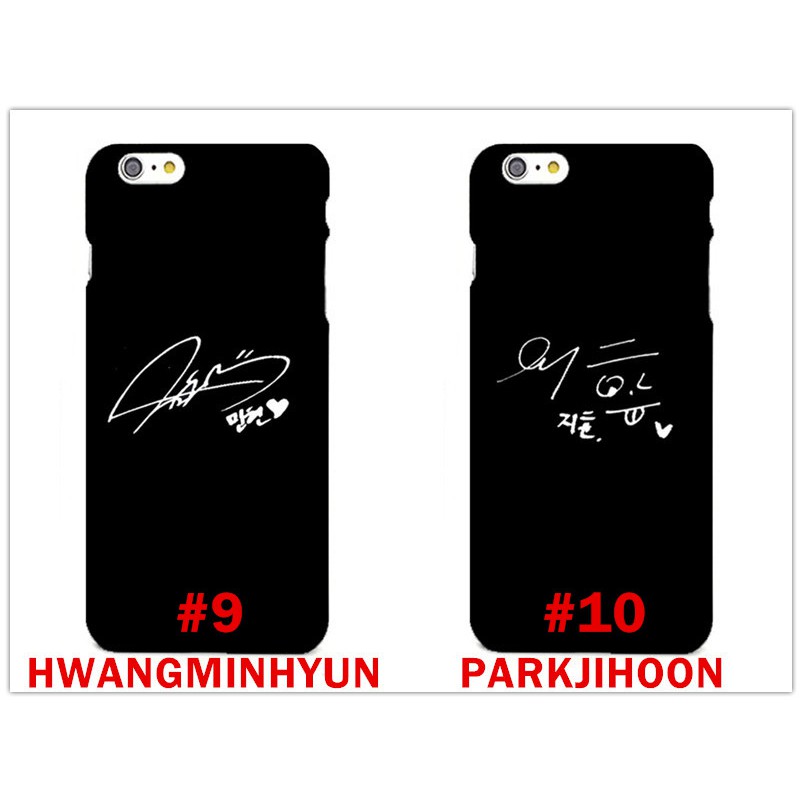 Ốp lưng in tên thần tượng Kpop Wanna One cho Iphone 3 4