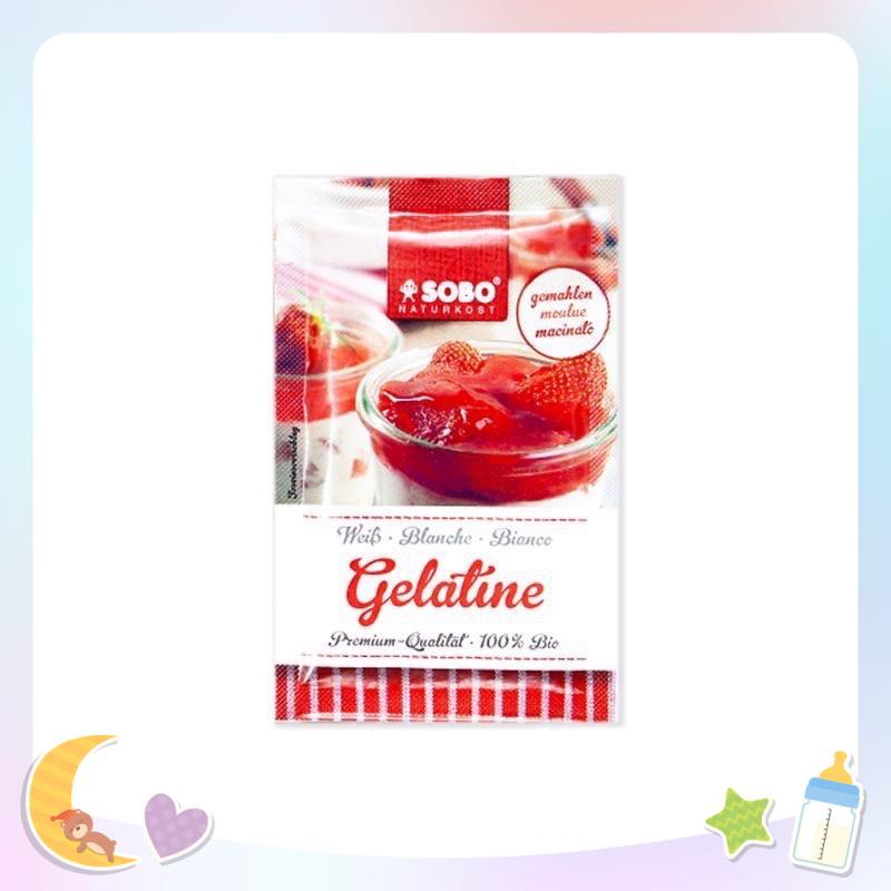 Gelatin Hữu Cơ SoBo dạng bột và dạng lá cho bé (dùng chế biến món phụ ăn dặm cho bé)