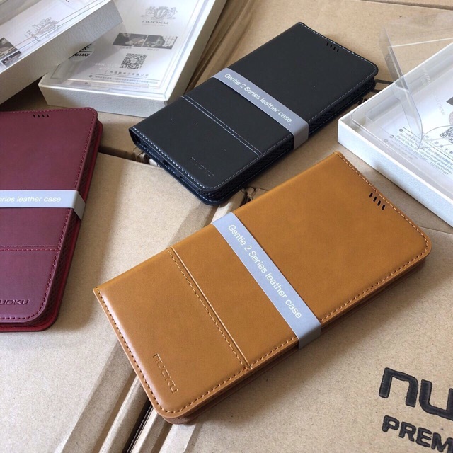 Bao da dạng ví iPhone XR chính hãng Nuoku( Ảnh thật của shop ) | BigBuy360 - bigbuy360.vn