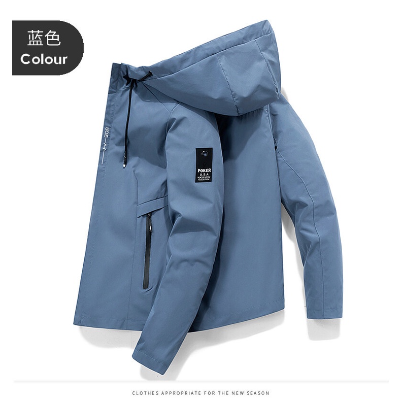 Áo Khoác Có Nón Lót Lông Cừu Dày Dặn Ấm Áp Thời Trang Hàn Quốc Cho Nam Size M-5xl