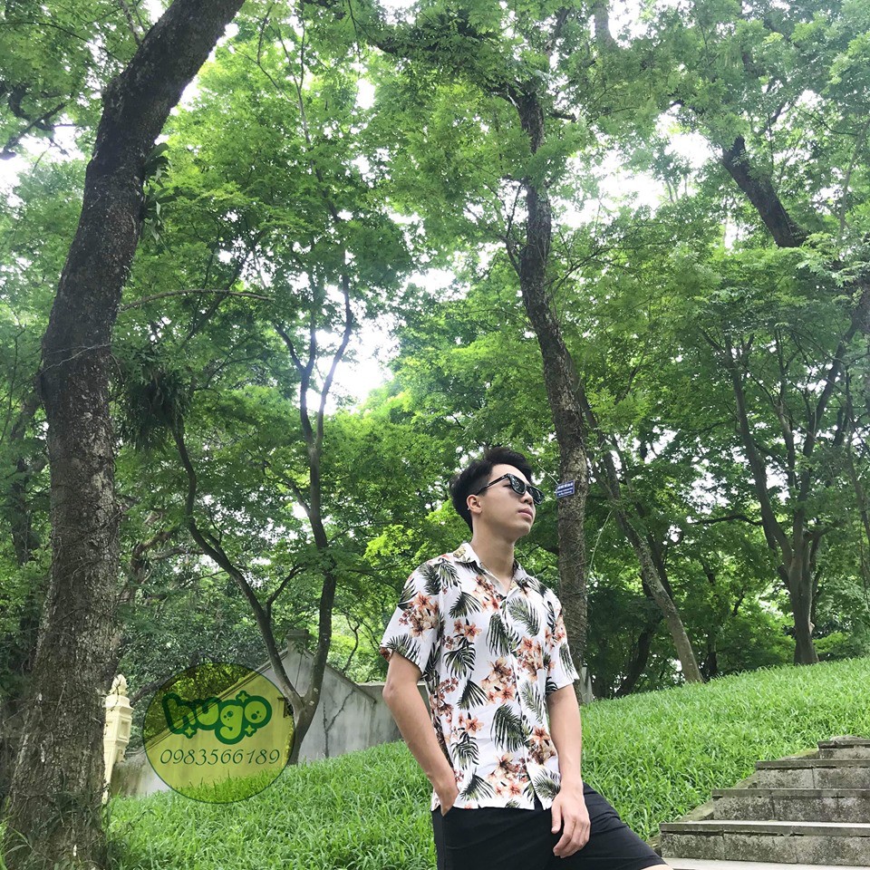 Áo sơmi hoa quả-thổ cẩm đi biển hè 2019 | BigBuy360 - bigbuy360.vn