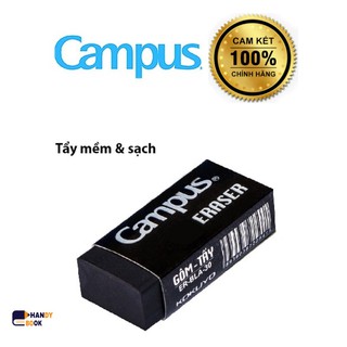 [1 cục] Gôm - Tẩy Màu Đen Campus