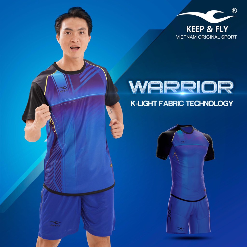 Áo đá bóng Warrior ( Hàng Keep & Play chính hãng )