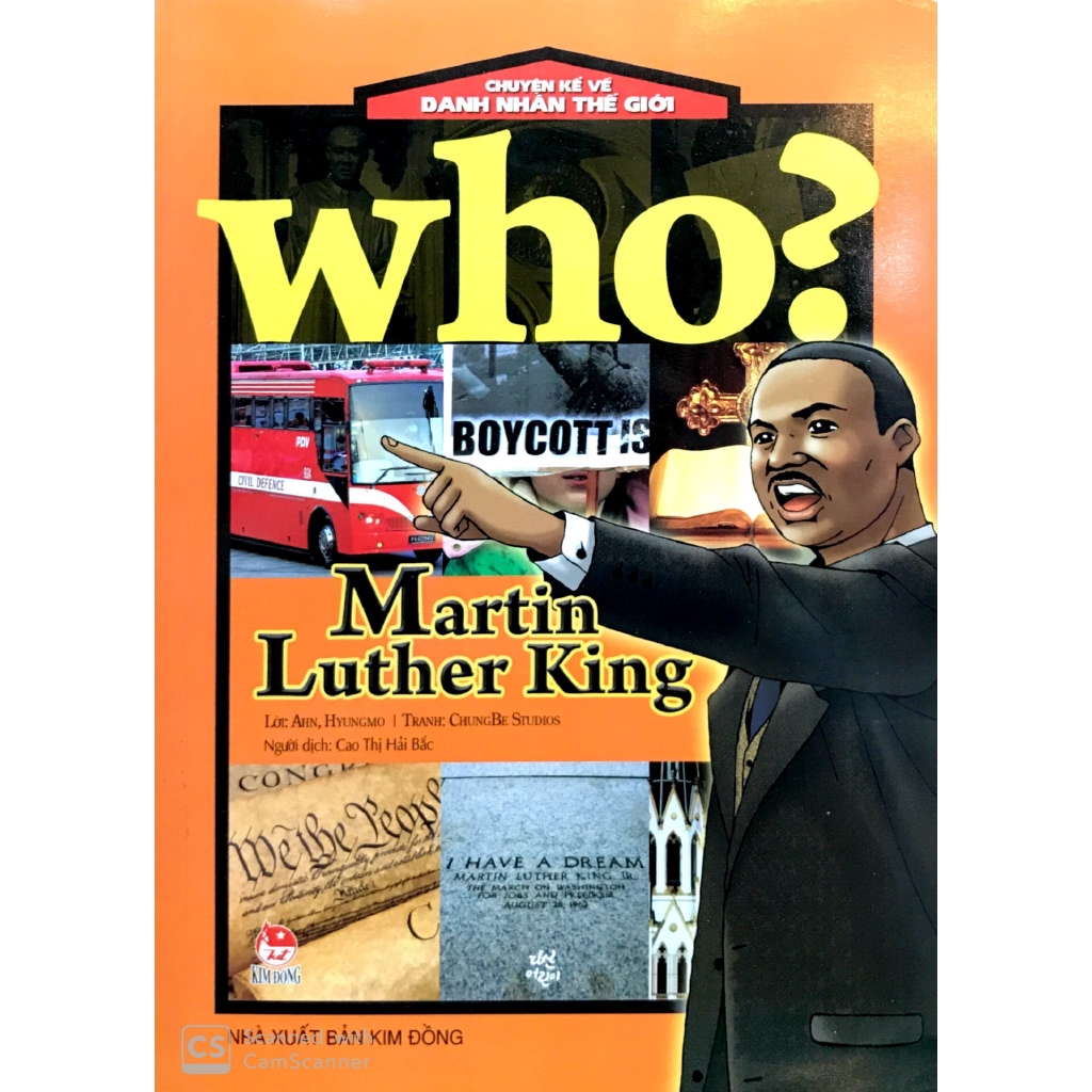 Sách - Who? Chuyện Kể Về Danh Nhân Thế Giới: Martin Luther King