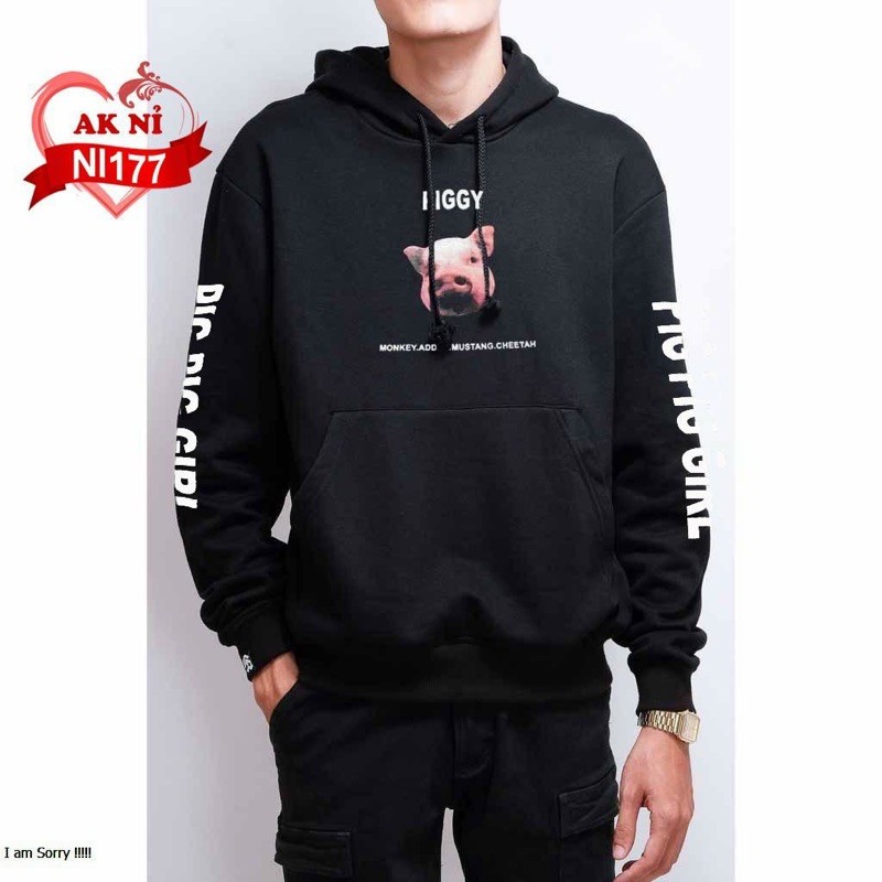 Áo Hoodie Nam Nữ Hoạ Tiết Chú Heo Cute Chất Đẹp