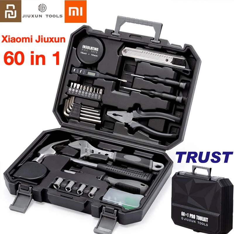 Bộ Dụng Cụ Sửa Chữa Xiaomi Jiuxun 60 Món -60 in 1- Hộp Dụng Cụ Sửa Chữa Đa Năng Xiaomi - Hàng Chính Hãng