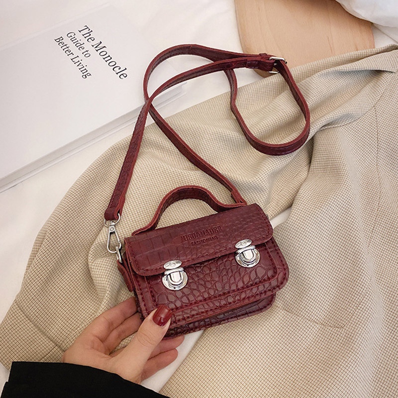 Túi đeo chéo vai IELGY thiết kế đơn giản thời trang dành cho nữ