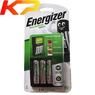 Bộ sạc pin AA, AAA Energizer Charger CHVCM4 kèm 4 pin Energizer AA 2000mAh