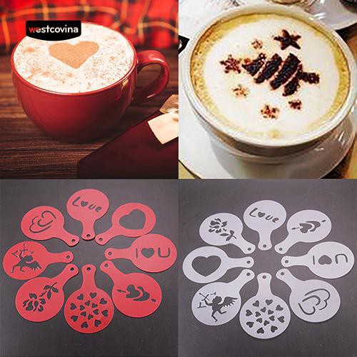 Bộ khuôn rắc bột trang trí cappuccino