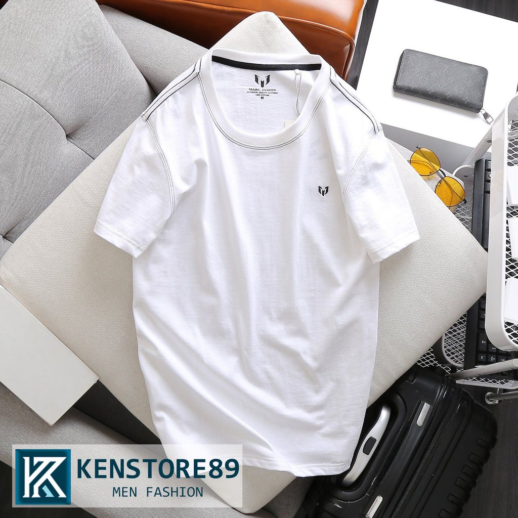 Áo thun nam cổ tròn cotton MARC BASIC đơn giản thời trang cao cấp KENSTORE89 ATP120