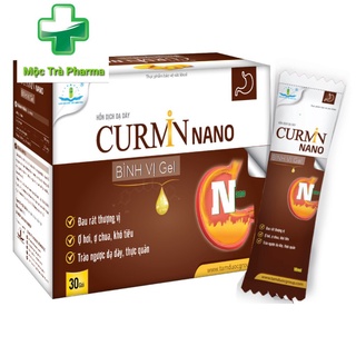 Curmin nano- bình vị gel – giảm ợ chua, đau rát thượng vị, trào ngược dạ dày 30 gói- tin dùng