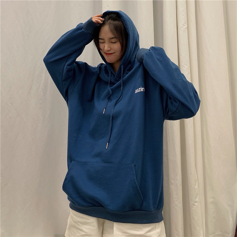[MŨ 2 LỚP] Áo Hoodie Nỉ Bông Ulzzang Nữ Cá Tính Form Rộng Rãi Nỉ Bông HD74 - Liti shop | BigBuy360 - bigbuy360.vn