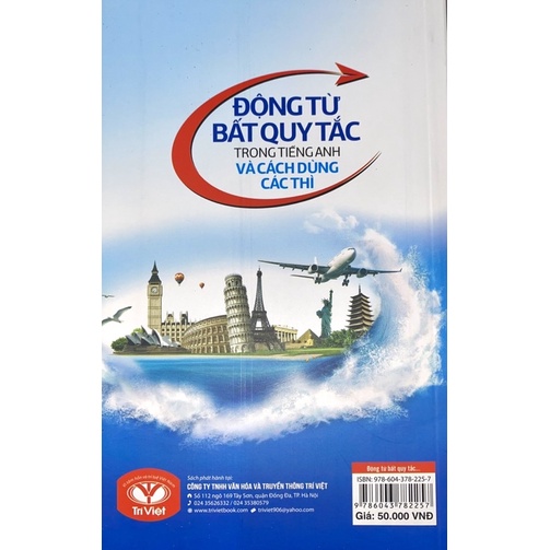 Sách - Động Từ Bất Quy Tắc Trong Tiếng Anh Và Cách Dùng Các Thì