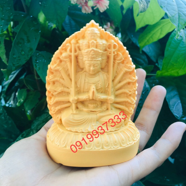 Tượng phật thiên thủ thiên nhãn cao 9 cm