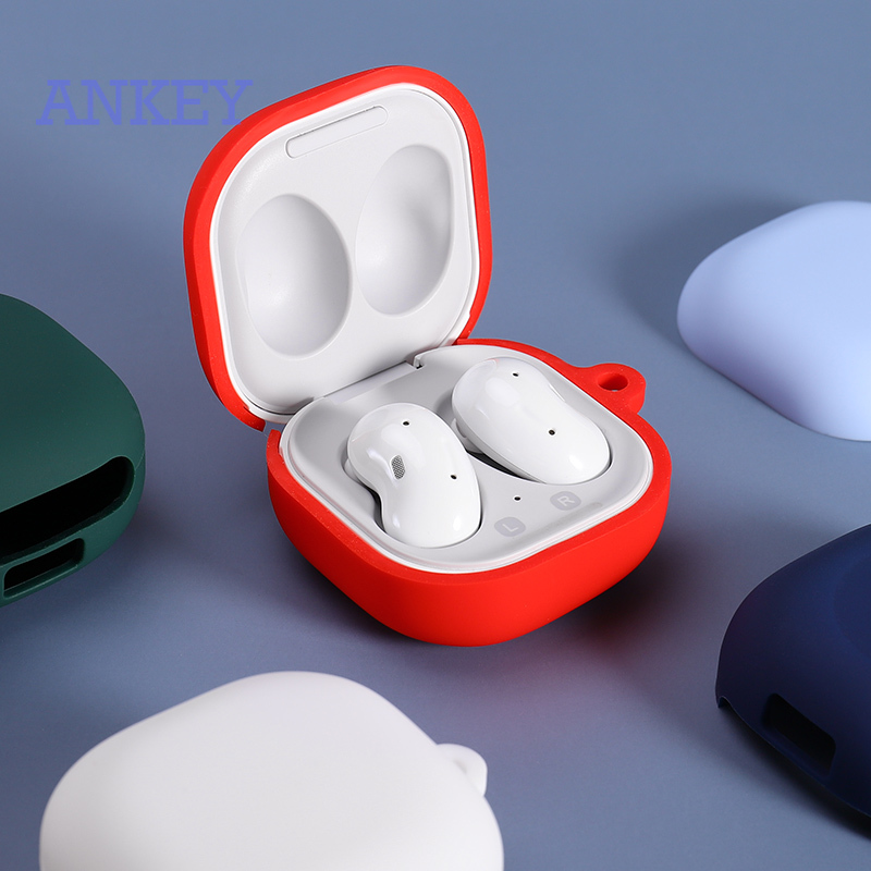 Samsung Galaxy Buds 2 / Buds Live / Buds + / Huawei Freebuds Pro Vỏ bọc silicone bảo vệ hộp sạc tai nghe chống nước/chống sốc