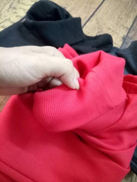 Đầm cổ lọ thun gân | BigBuy360 - bigbuy360.vn