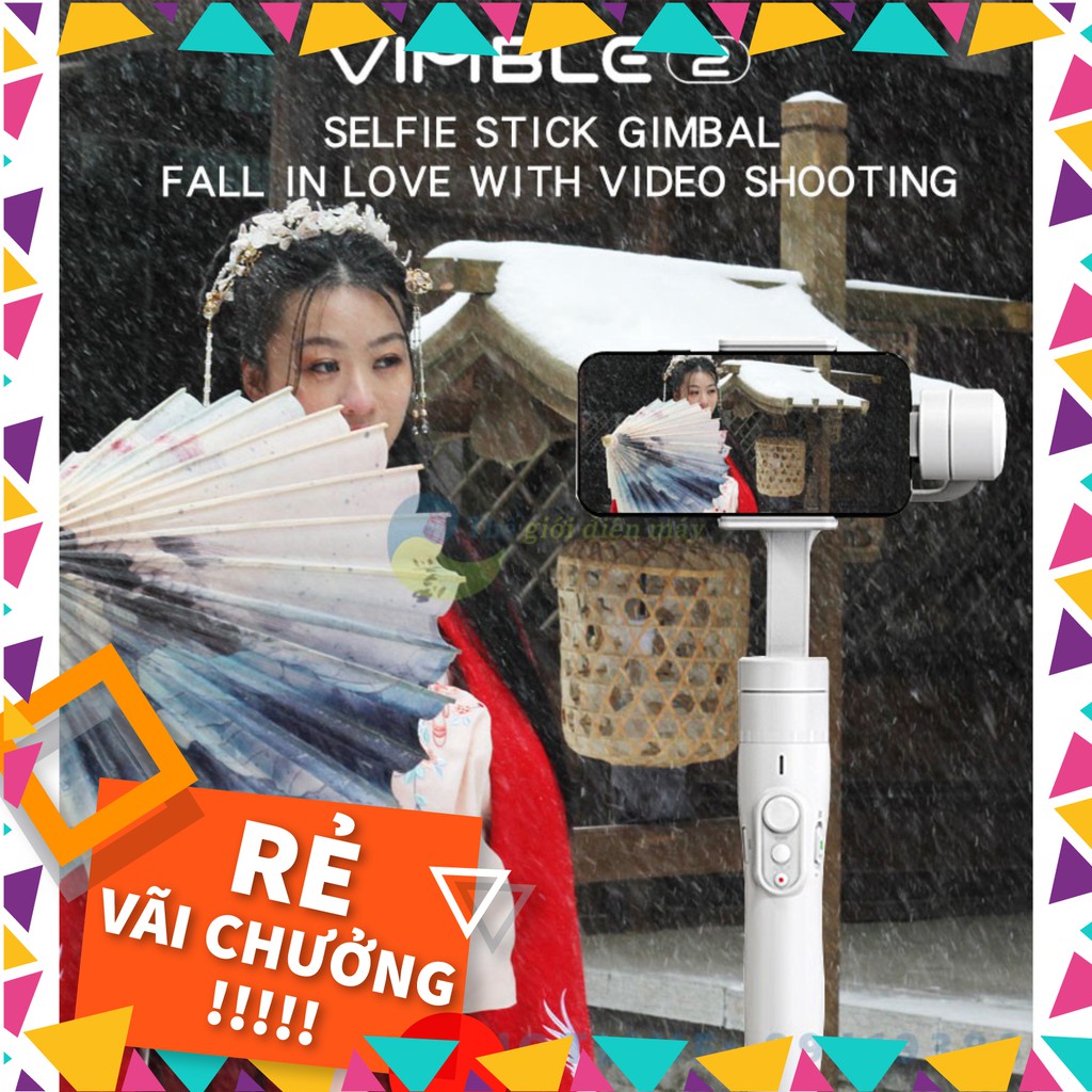 [SALE]  Tay cầm chống rung gimbal Feiyu Vimble 2s chống rung điện thoại, camera hành tr