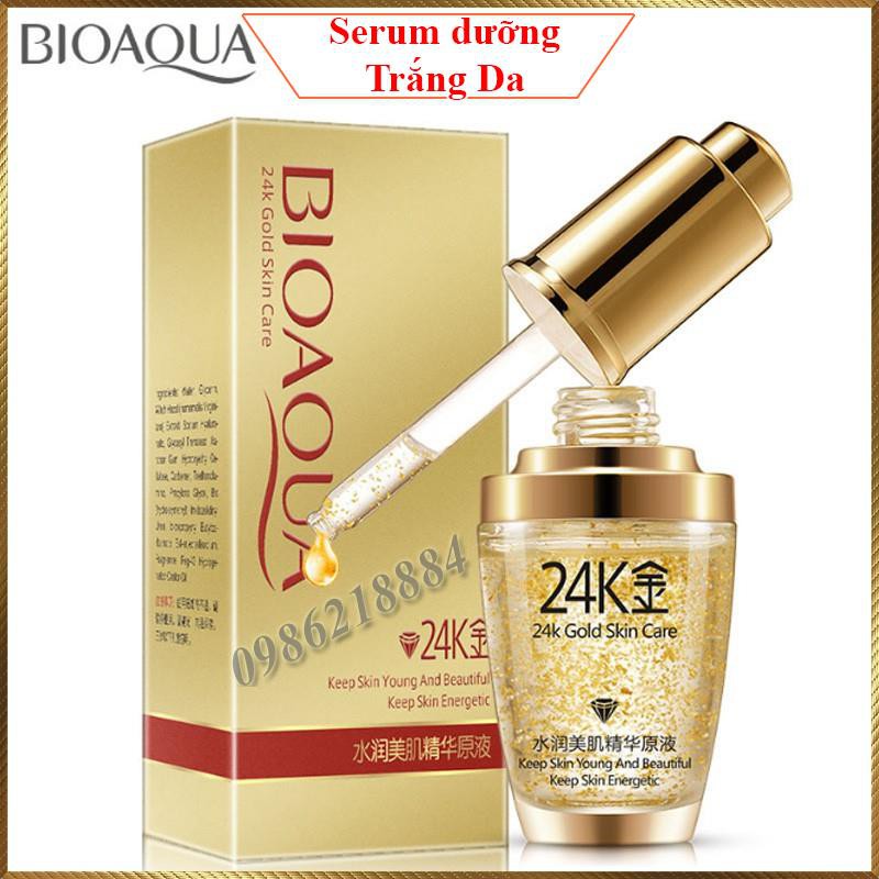 Serum dưỡng trắng da 24k 30ml Bioaqua SB43