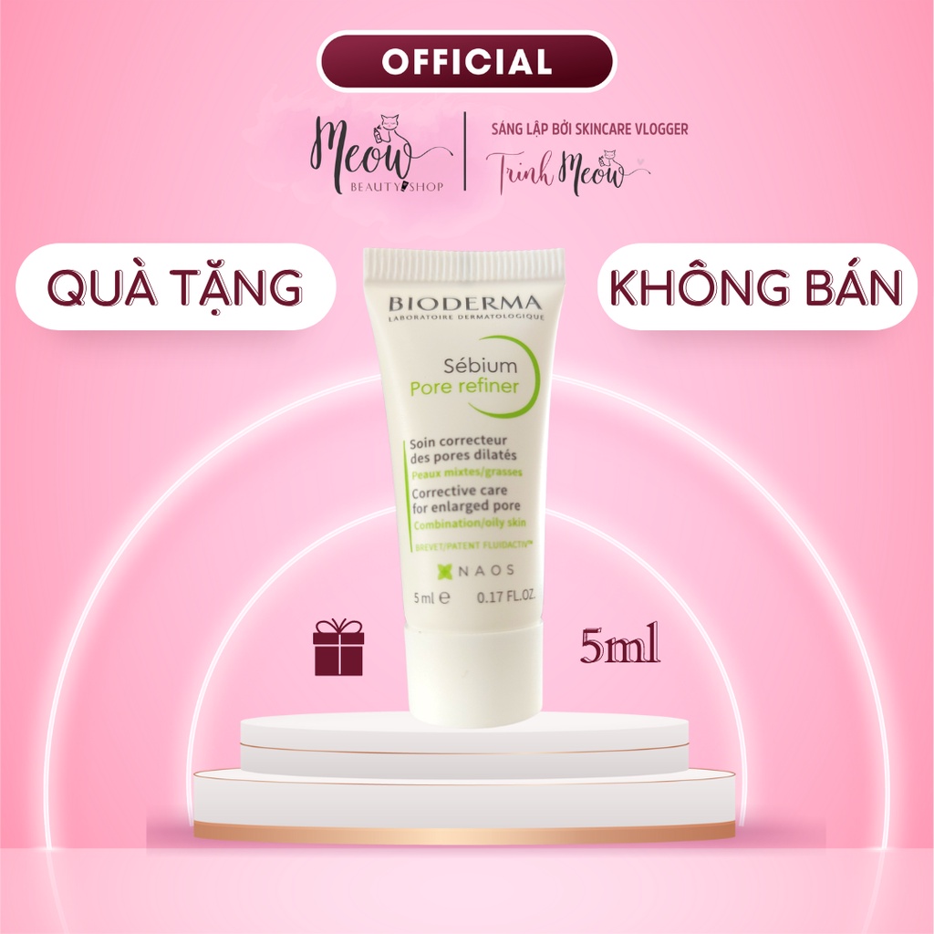 [HB Gift - Quà tặng không bán] - Kem Bioderma se nhỏ lỗ chân lông Sebium Pore Refiner - 5ml