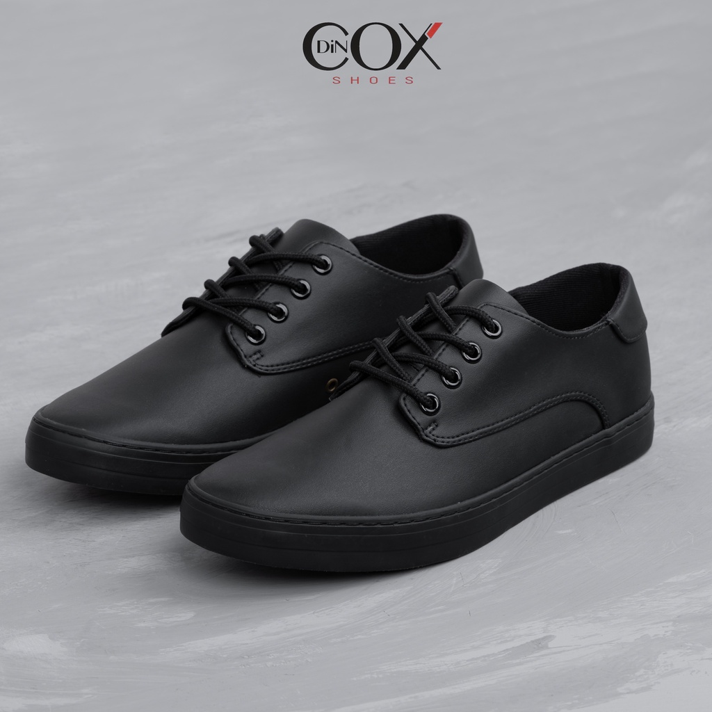 Giày Sneaker Da Nam DINCOX E11 Sang Trọng Màu Đen