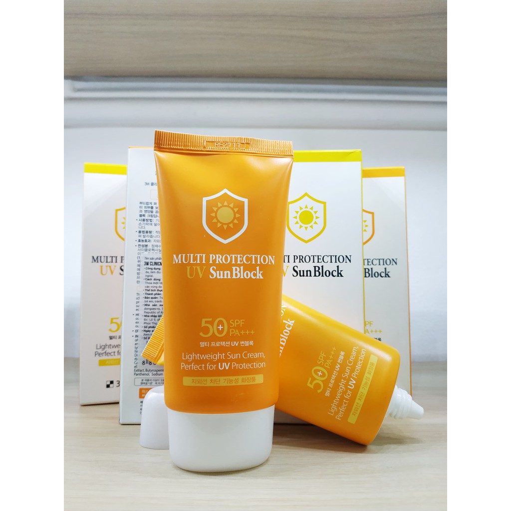 Kem chống nắng SUNBLOCK 3W CLINIC MULTI PROTECTION UV