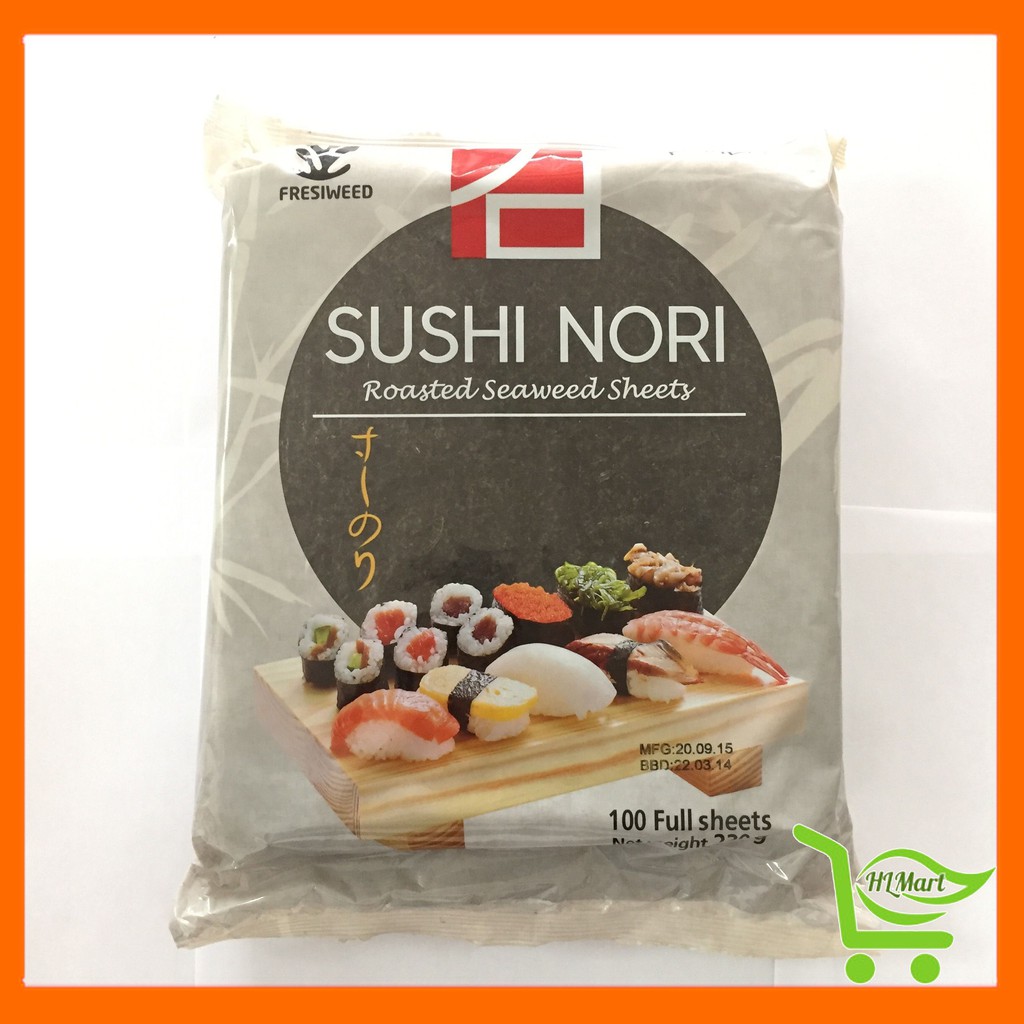 100 lá Rong biển cuốn cơm Sushi Nori 💚Freeship💚  Fresiweed 230g