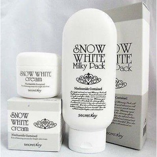 [Hàng chính hãng] Bộ sản phẩm dưỡng trắng da mặt và body Secret Key Snow White