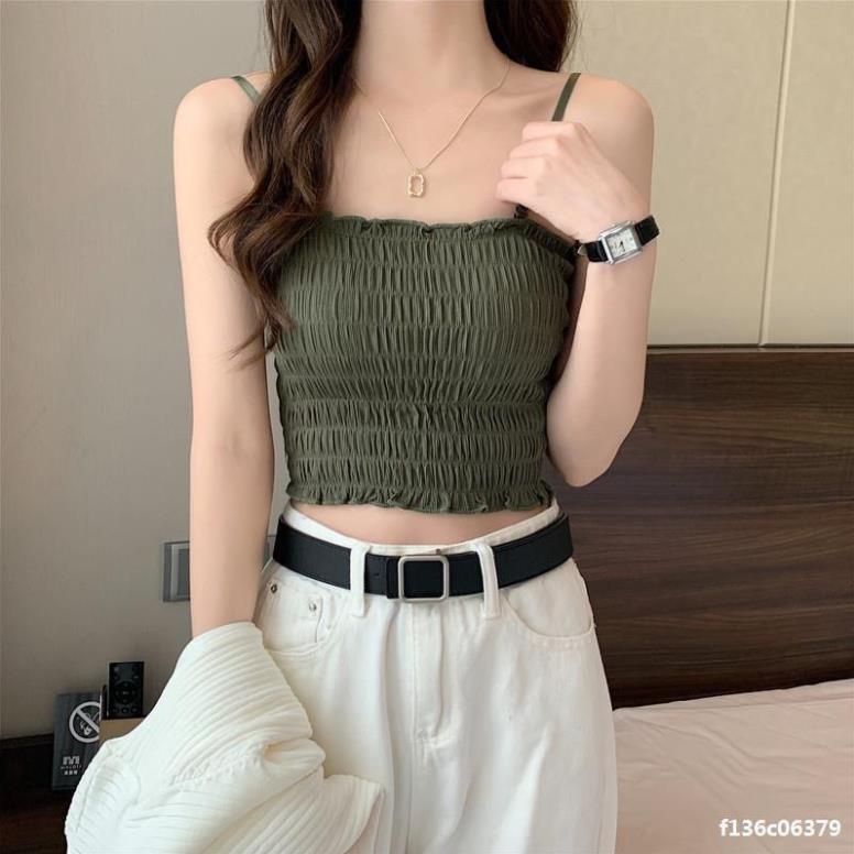 Áo Bra Nữ Nhún Dáng Lửng Siêu Hot 2088