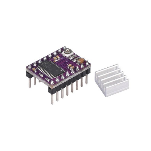 Mạch Driver điều khiển động cơ bước DRV8825 kèm tản nhiệt có keo (tốt hơn A4988)