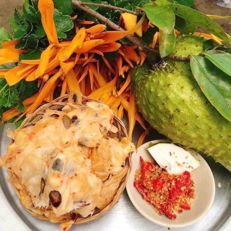 Mãng cầu xiêm muối ớt 300gr kèm muối