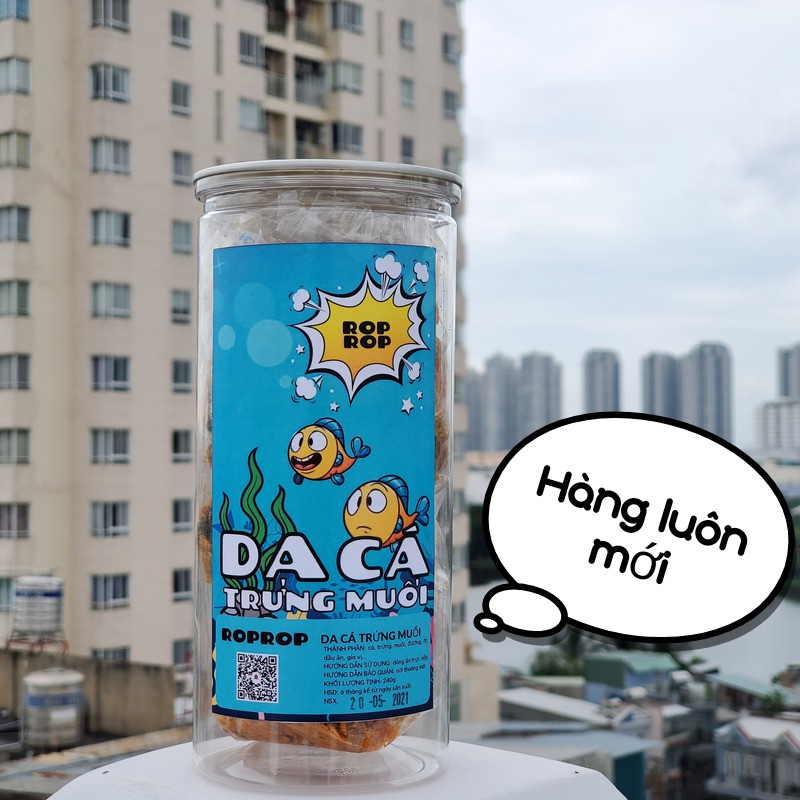 Da Cá Trứng Muối Sấy Giòn Roprop Hũ Pet 250g | BigBuy360 - bigbuy360.vn