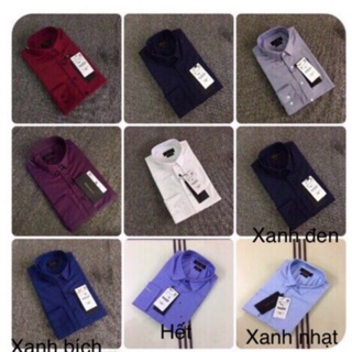 Áo sơmi nam tay dài cotton lụa