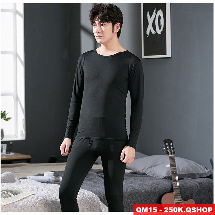 [SALE] BỘ QUẦN ÁO NGỦ THUN COTTON ÔM SÁT BODY QM15