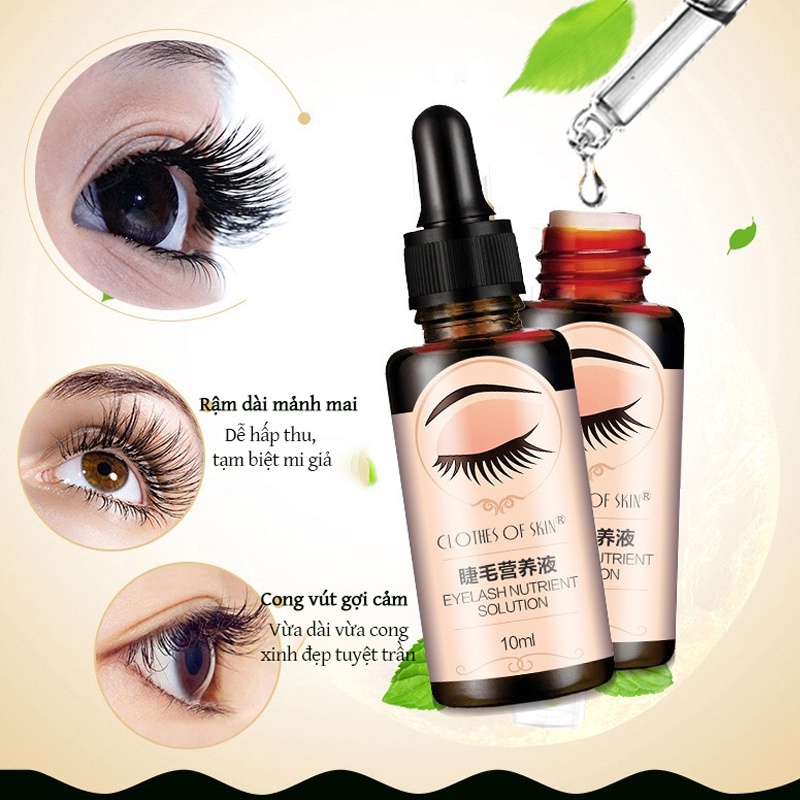Serum lông mi 10ml lông mày dưỡng lông mi giúp mi dai và không dễ rụng làm cho lông mi dày