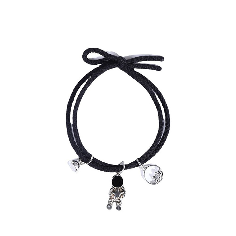 Set 2 dây đeo tay nam châm mặt phi hành gia cho cặp đôi