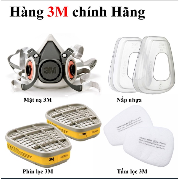 Khẩu trang phòng độc 3m 6200, Mặt nạ phòng chống độc