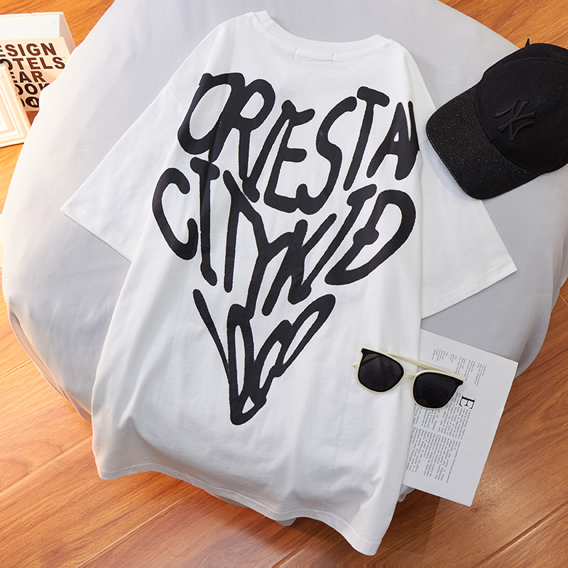 NRVP Mới 2021 Áo Thun Cotton Hàn Quốc Ngắn Tay Size Lớn Cho Nữ