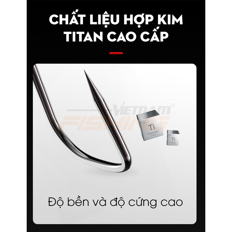 Lưỡi Chép Titan HUA - Không ngạnh