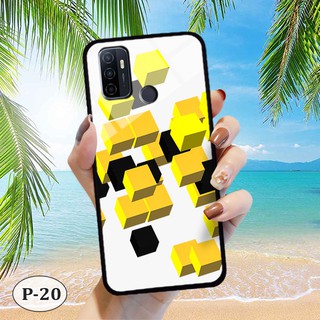 Ốp lưng kính Oppo A53- hình 3D