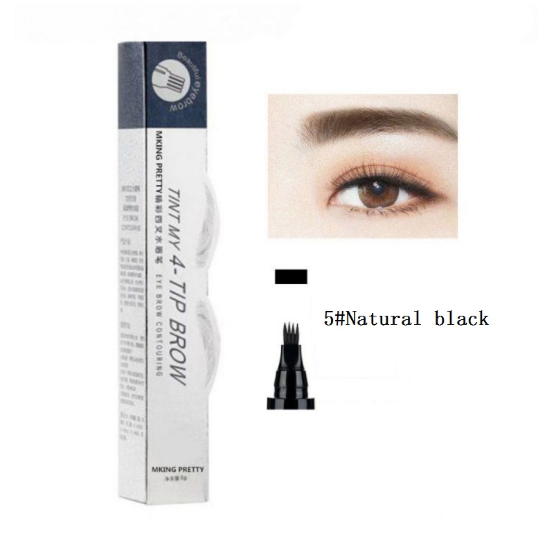 Bút Kẻ Lông Mày Lâu Trôi Không Thấm Nước Màu Sắc Tự Nhiên