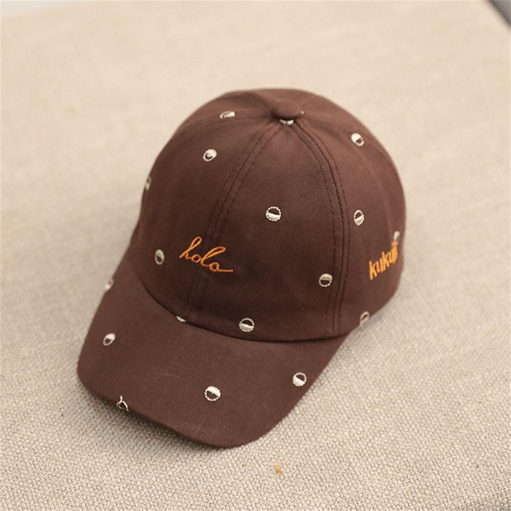 IVORY Mũ Lưỡi Trai Chống Nắng In Chữ Dễ Thương Cho Bé