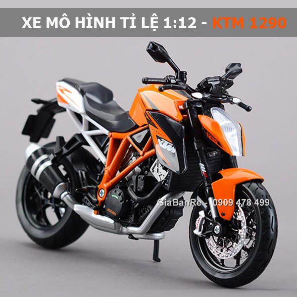 Xe Mô Hình Ktm 1290 Super Duke Orange Tỉ Lệ 1:12 - Maisto - 8704