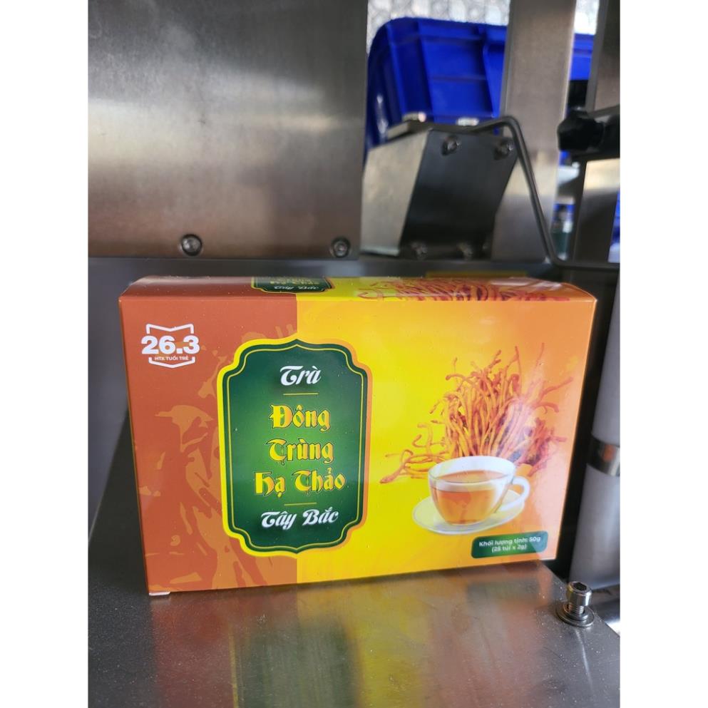 [25 túi trà lọc] 100% Đông trùng hạ thảo - Được chuyển giao từ đề tài cấp nhà nước