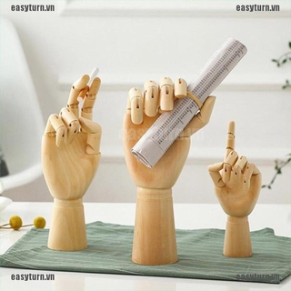 Mô hình bàn tay người làm từ gỗ 7 / 10 / 12 inch có thể cử động