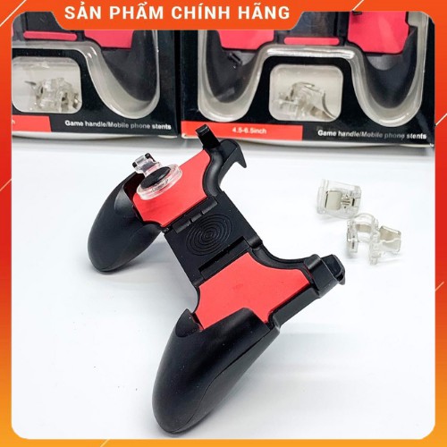 Tay Cầm Chơi Game PUBG, Liên Quân 5 in 1 Dùng Cho Điện Thoại 4.5 - 6.5 inch